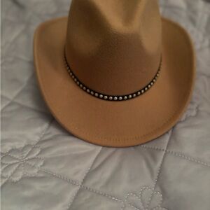 Stylish Tan Fedora Hat
